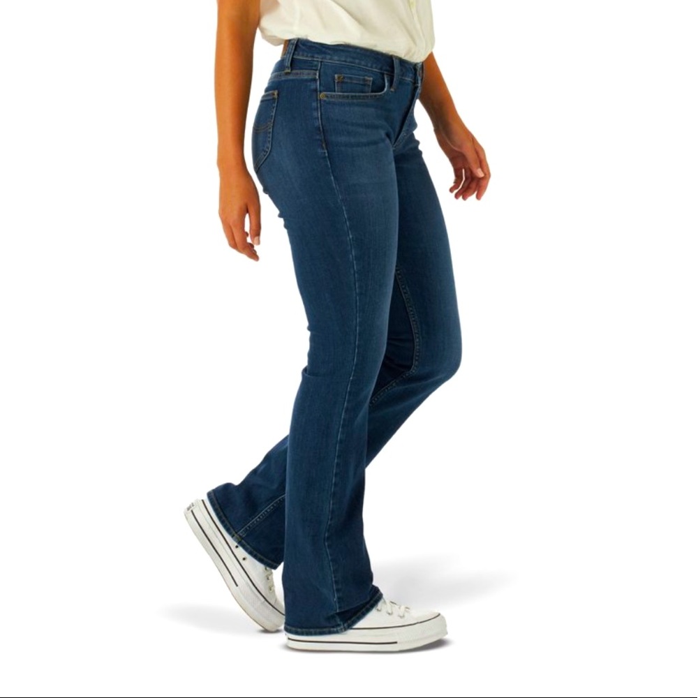Lee Women's 5 Pocket Midrise Bootcut Jean Size 14 Medium NEW!! - Picture 3 of 4